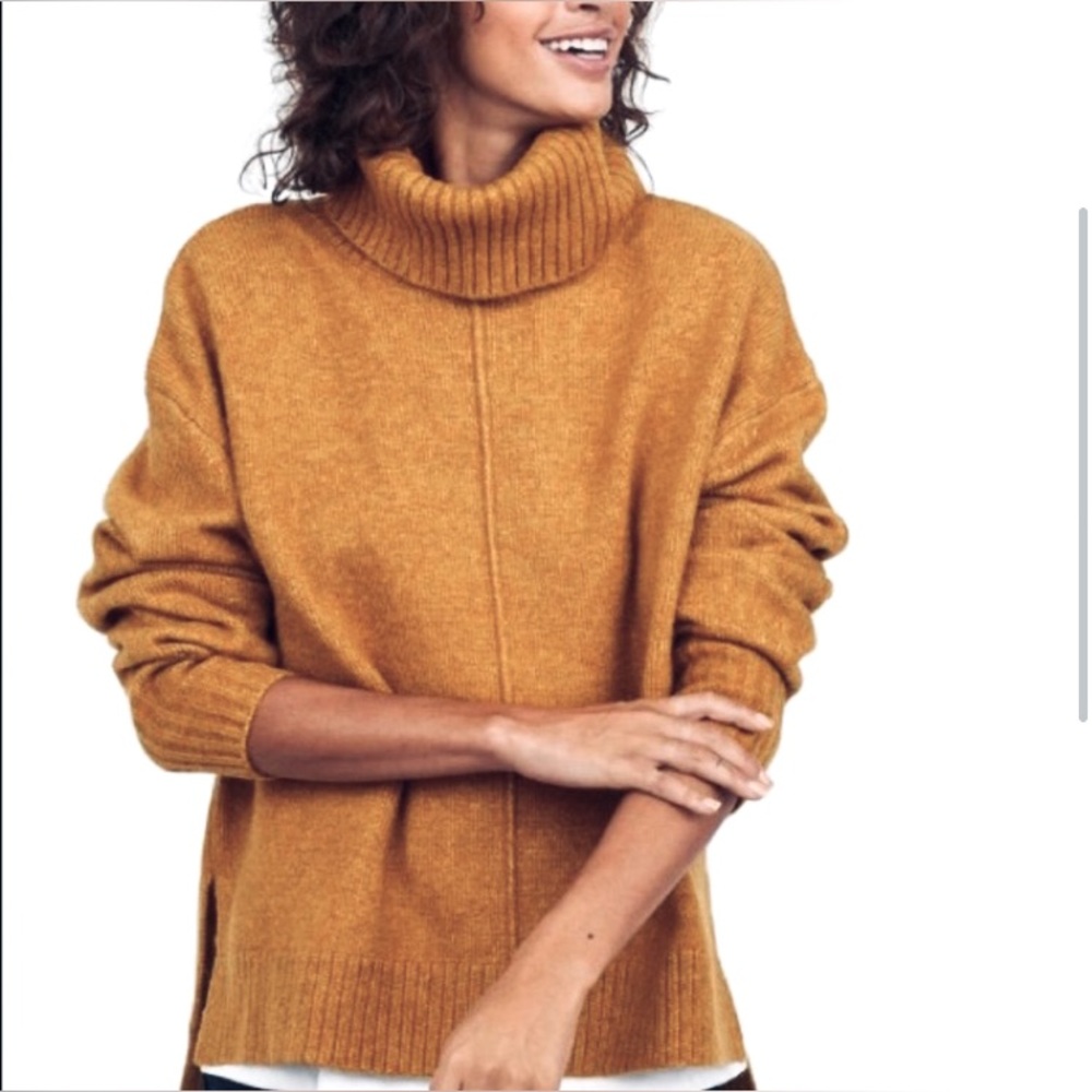 H&M Mustard Turtleneck Sweater